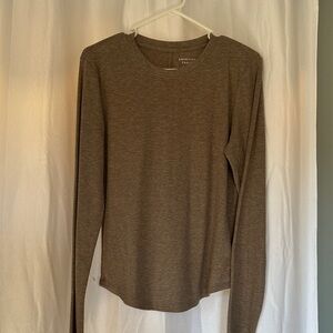 American Eagle Outfitters Heather Brown Crewneck